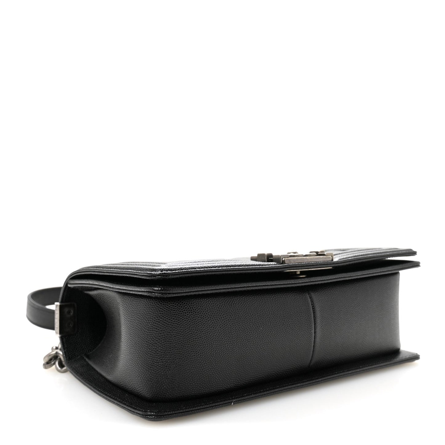 Caviar Quilted Medium Boy Flap Black