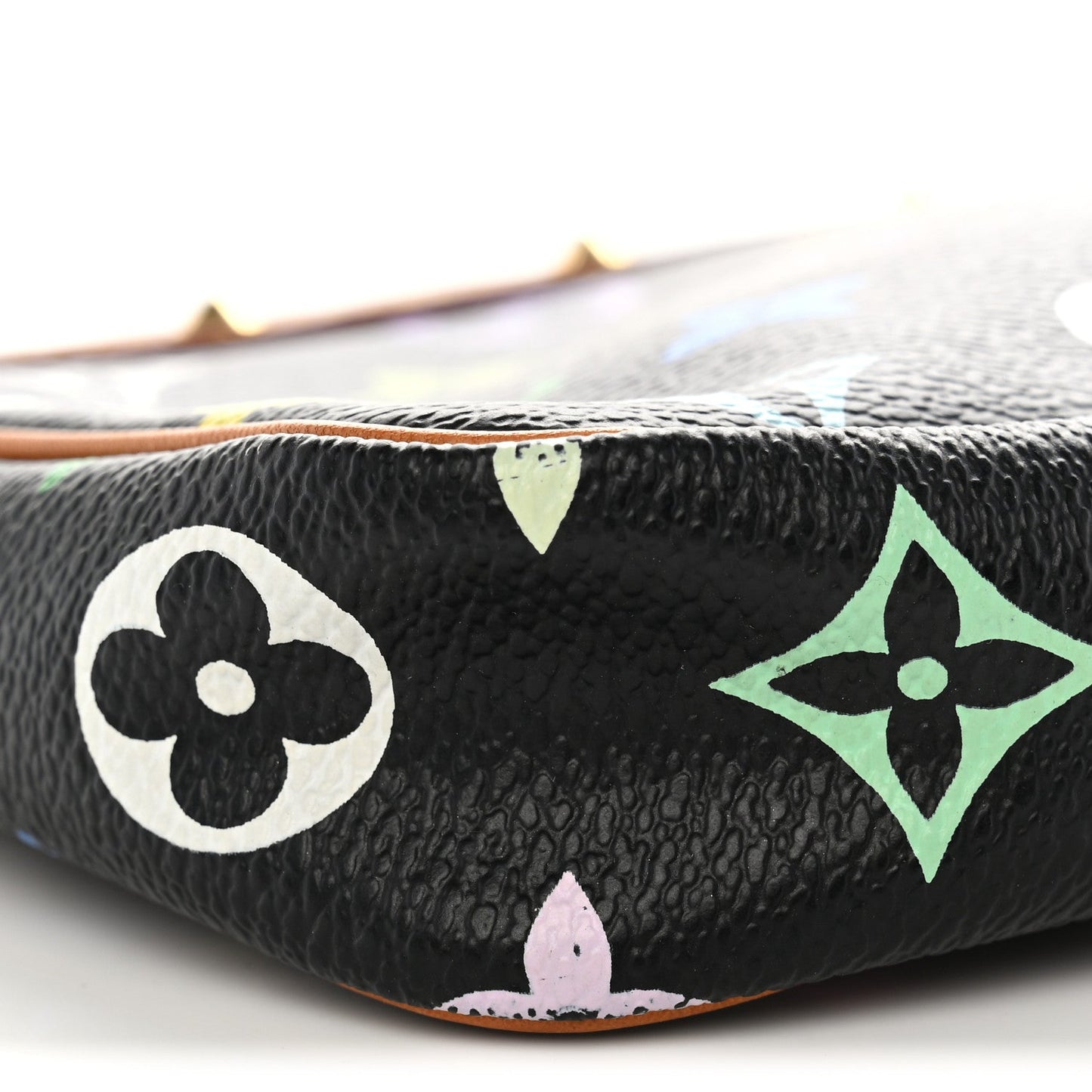 Monogram Multicolor Pochette Accessories Black