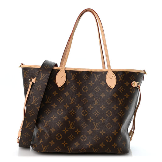 Monogram Inside Out Neverfull Bandouliere MM Rouge Sari