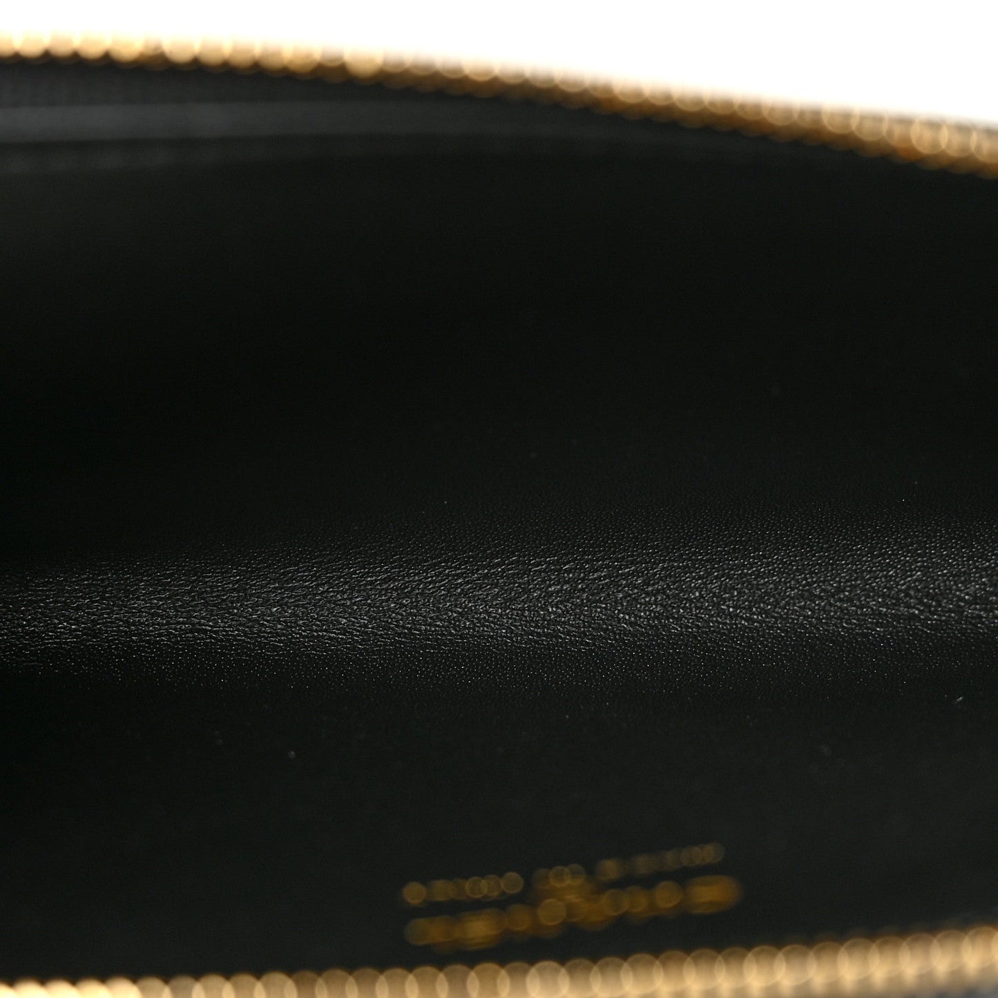 Calfskin Lizard Embossed Zipped Card Holder Black