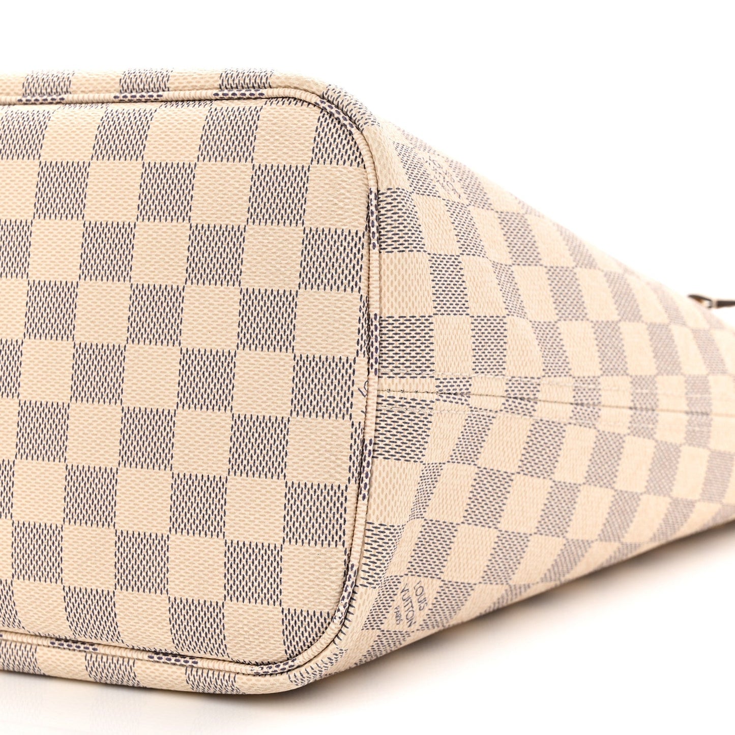 Damier Azur Braided Neverfull MM Pink