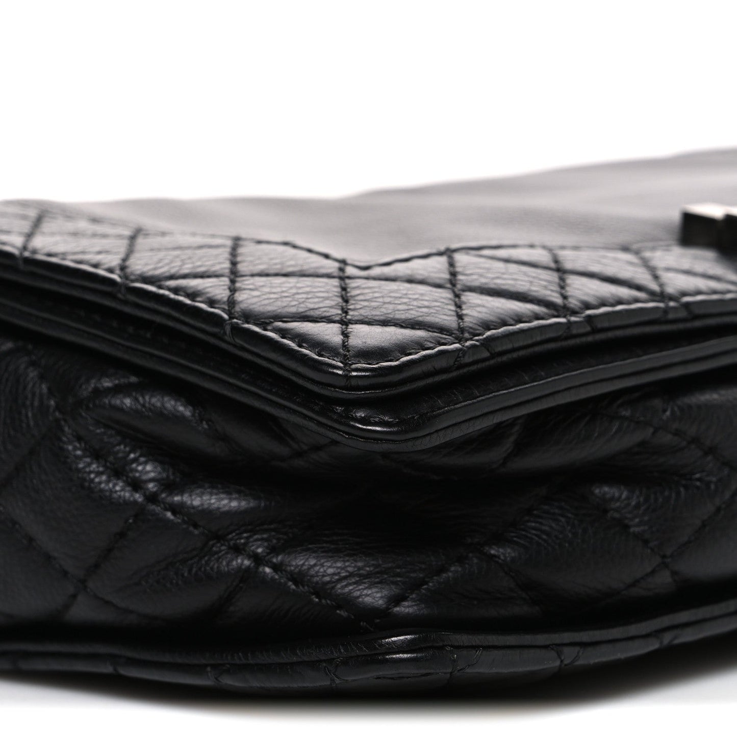 Calfskin New Medium Boy Reverso Flap Black