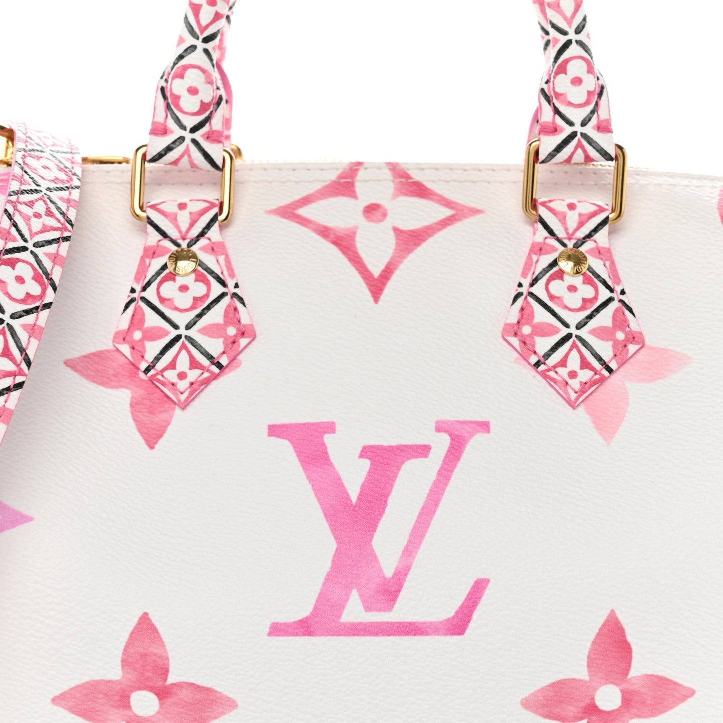 Monogram Giant By The Pool 2.0 Speedy Bandouliere 25 Rose