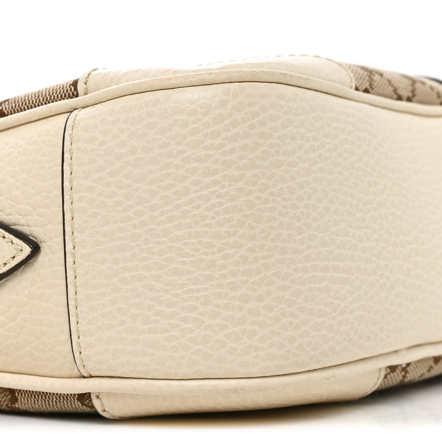 Monogram Dollar Calfskin Mini Bree Messenger Bag Beige Ebony Avoire