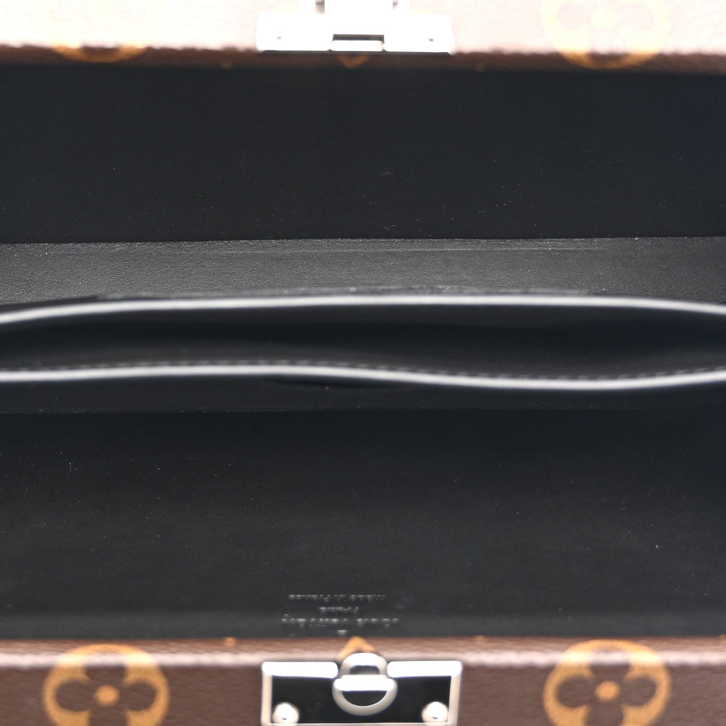 Monogram Wallet Trunk Black Multicolor