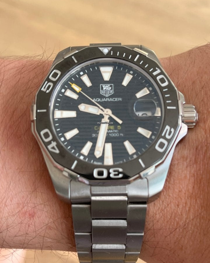 Tag Heuer Aquaracer Black Dial Watch for Men - WAY211A.BA0928