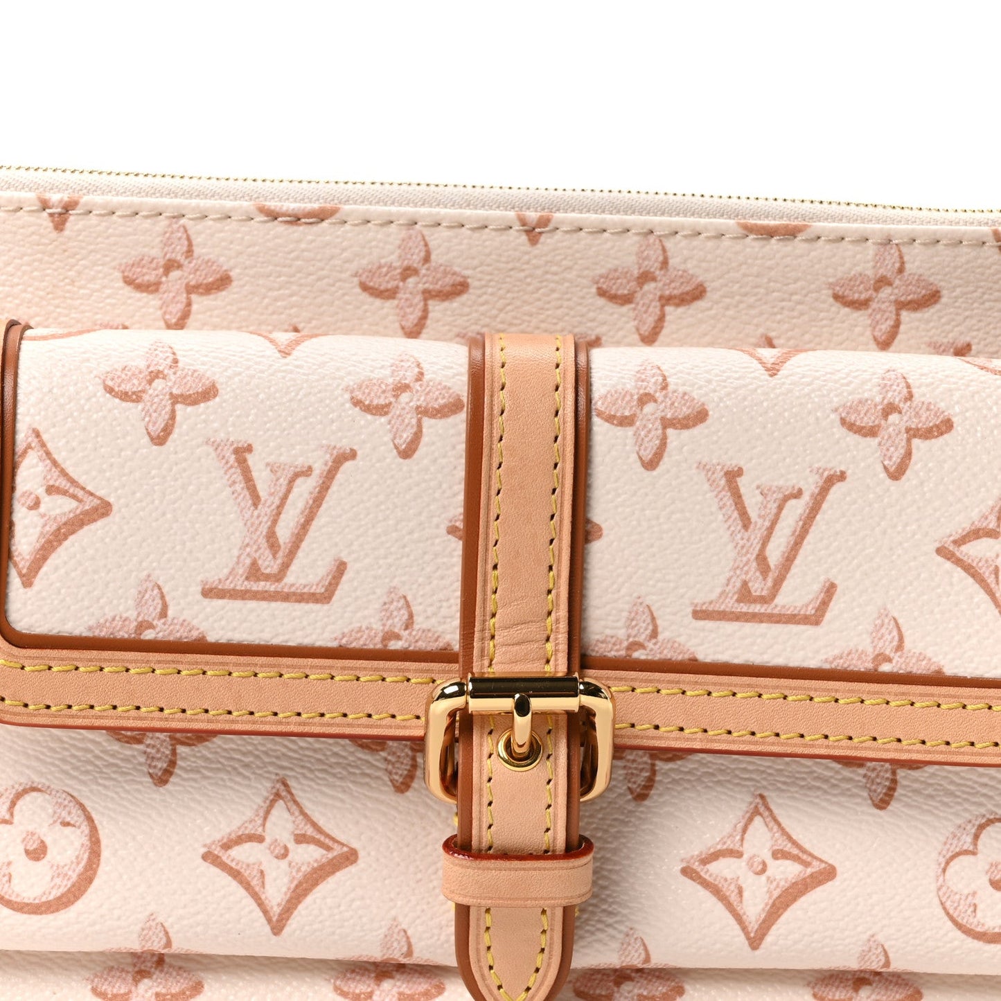Monogram Fall For You Maxi Multi Pochette Accessories Beige Clair