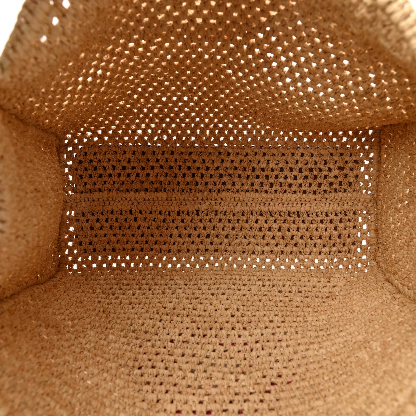 Raffia Calfskin Forte Del Marmi OnTheGo MM Natural Fuchsia