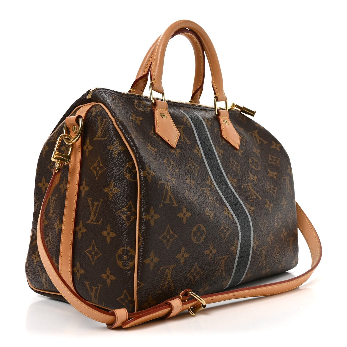 Monogram My LV Heritage Speedy Bandouliere 30 Black Gris
