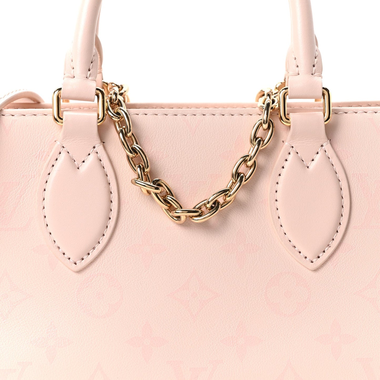 Calfskin OnTheGo East West Pearl Pink