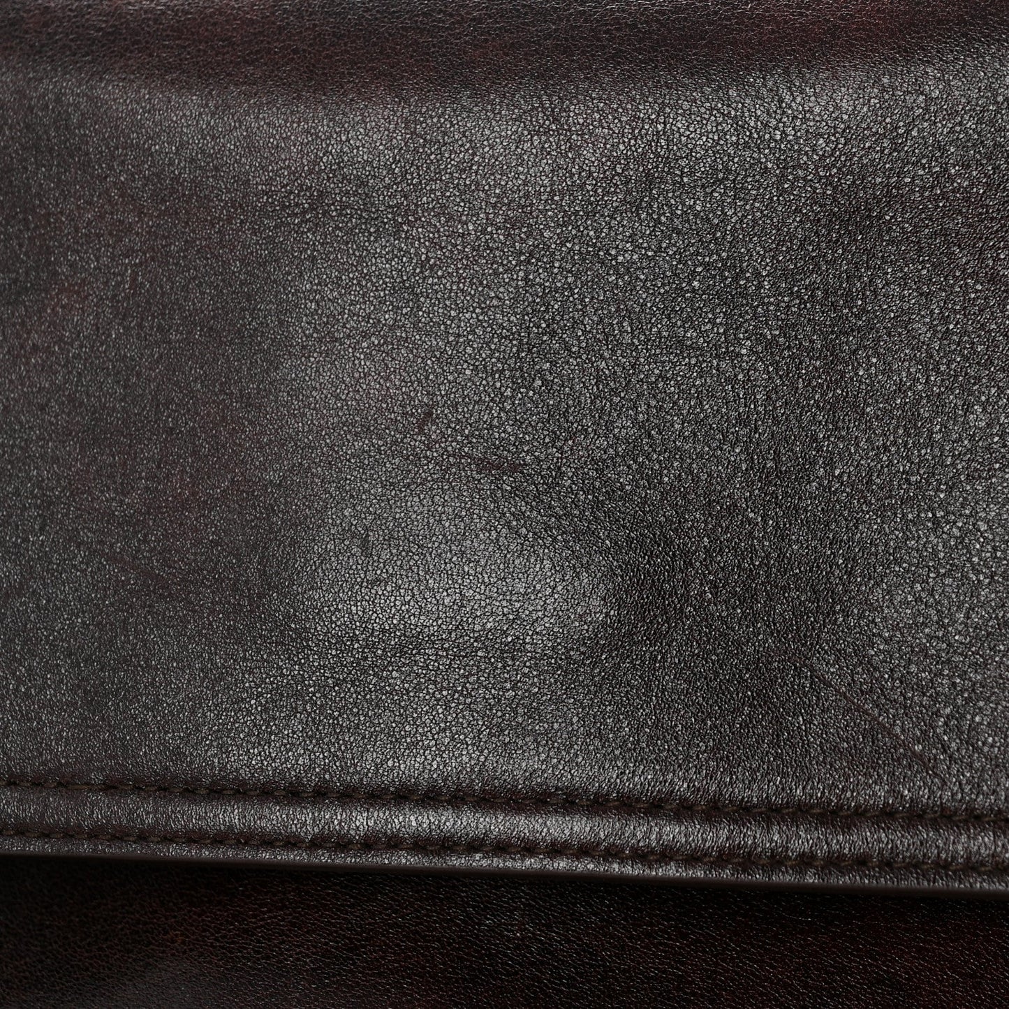 Silky Calfskin Medium Ciao Ciao Dark Mahogany