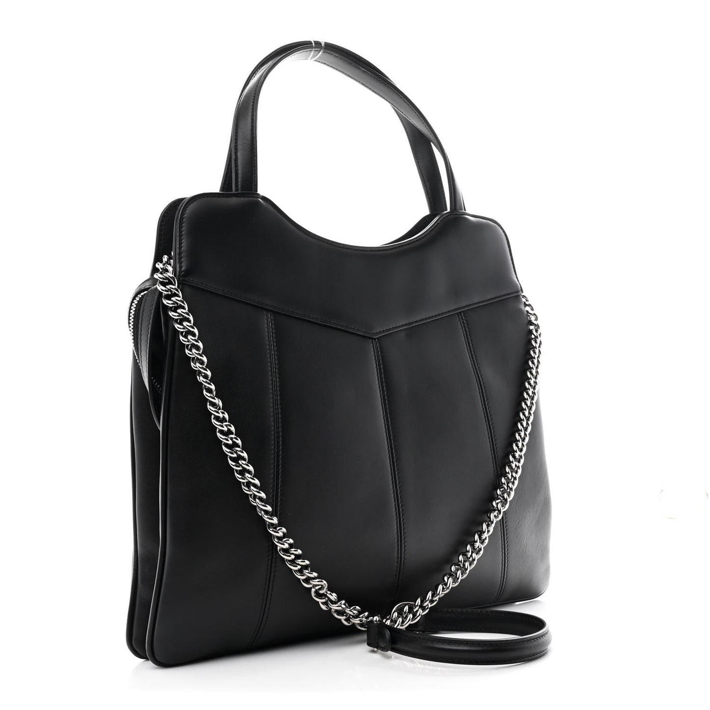 Calfskin Petite GG Medium Tote Bag Black