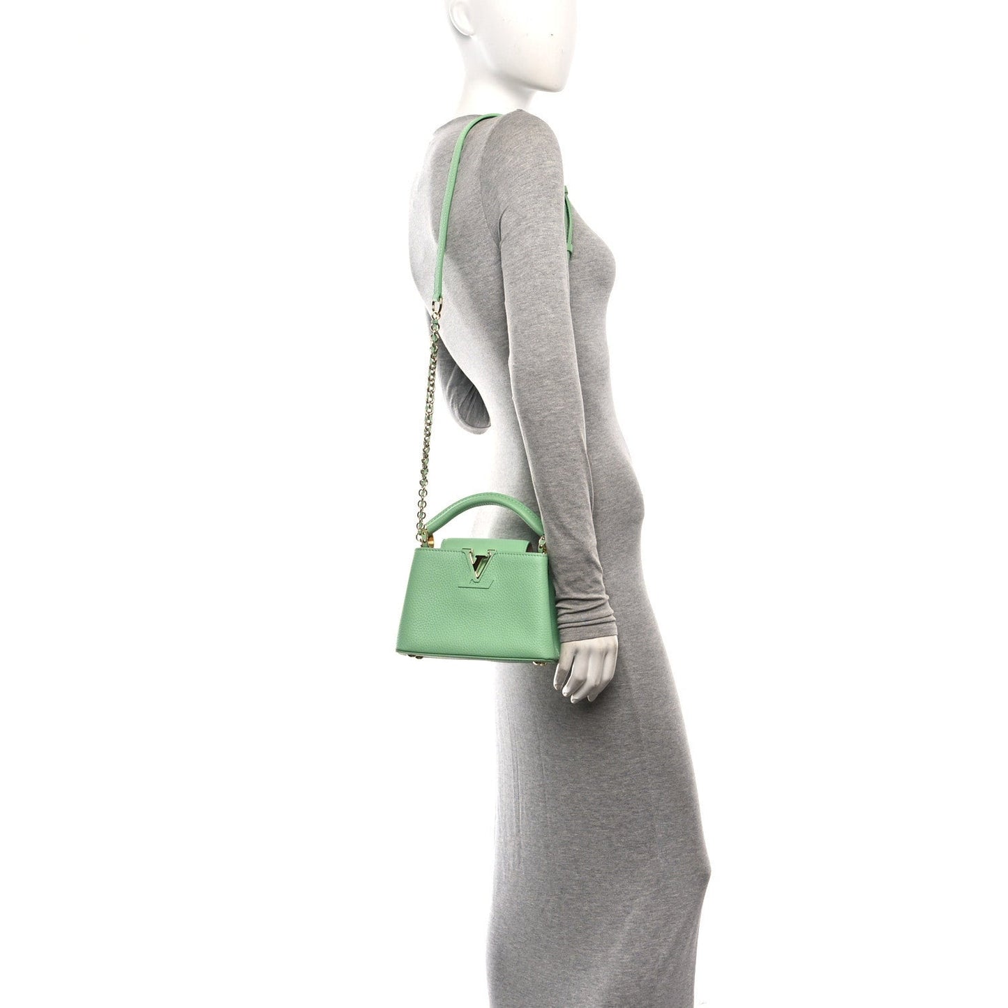 Taurillon Mini Capucines Vert Pomme
