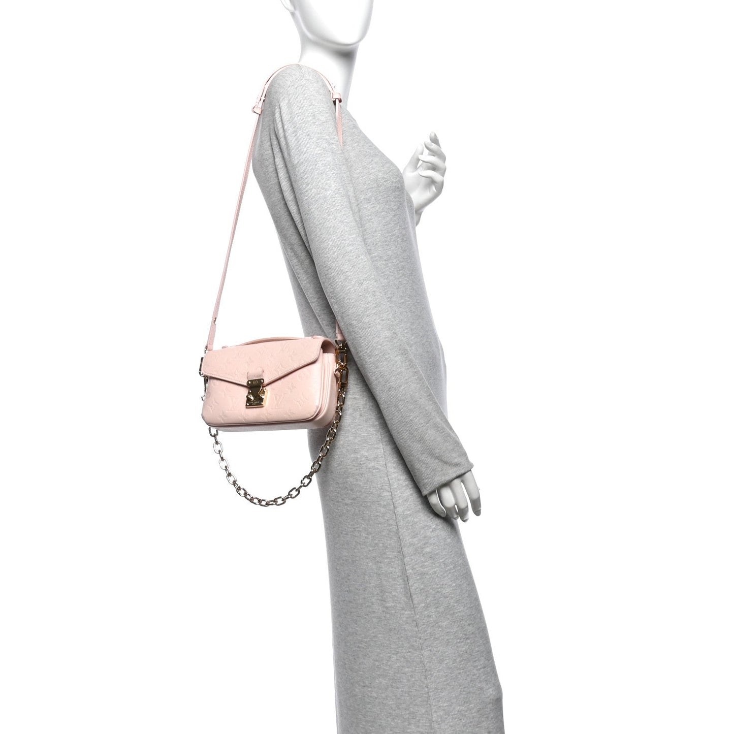 Empreinte Pochette Metis East West Pink Opale