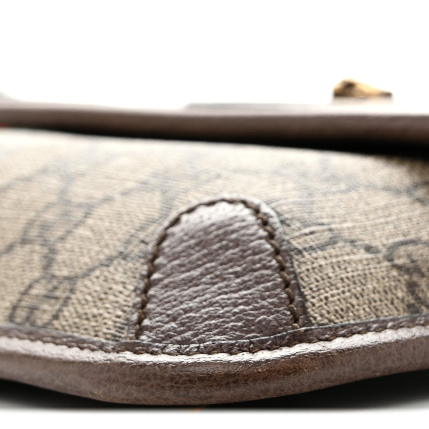 GG Supreme Web Totem Three Piece Monogram Shoulder Bag Beige New Acero