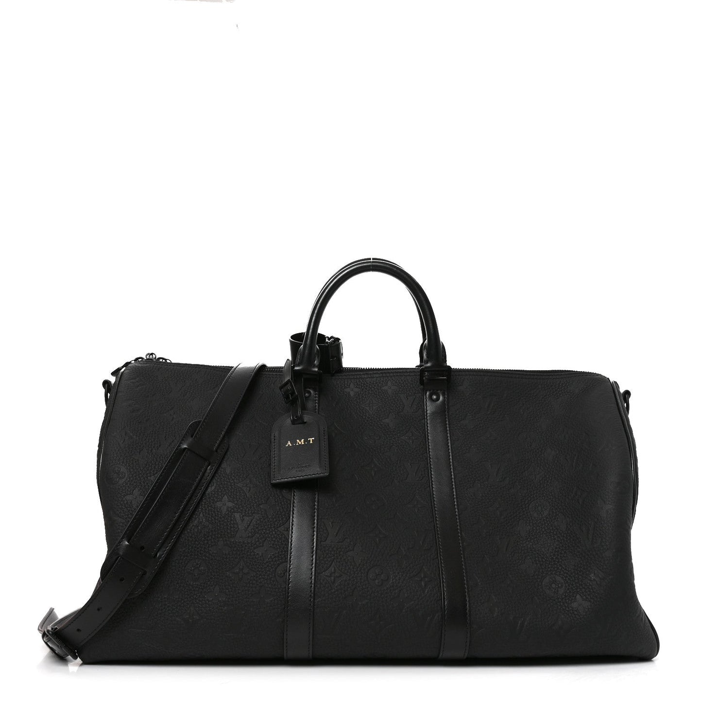Taurillon Monogram Keepall Bandouliere 50 Black