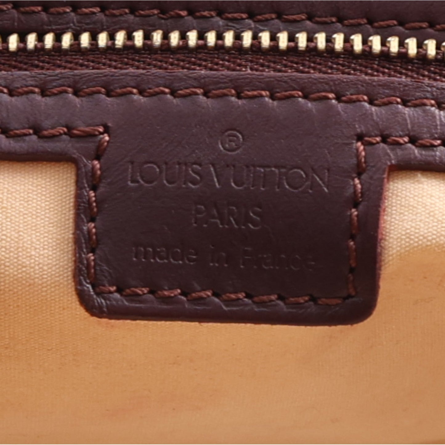 Mini Monogram Alma Long Cherry