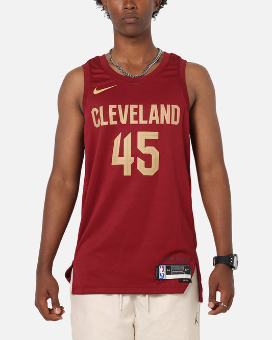Nike Donovan Mitchell Cleveland Cavaliers #45 Icon Edition 2022/23 Nike Dri-Fit NBA Swingman Jersey Team Red