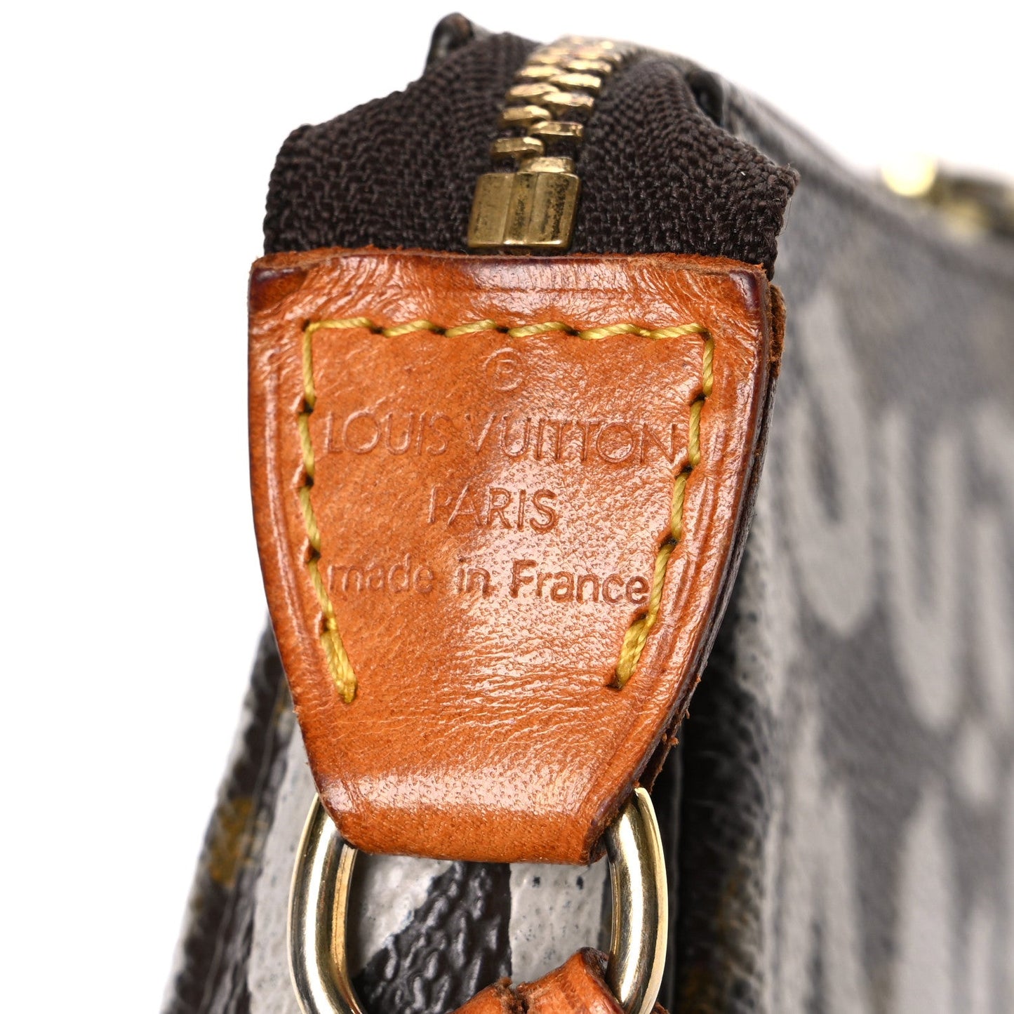 Monogram Graffiti Pochette Accessories Silver