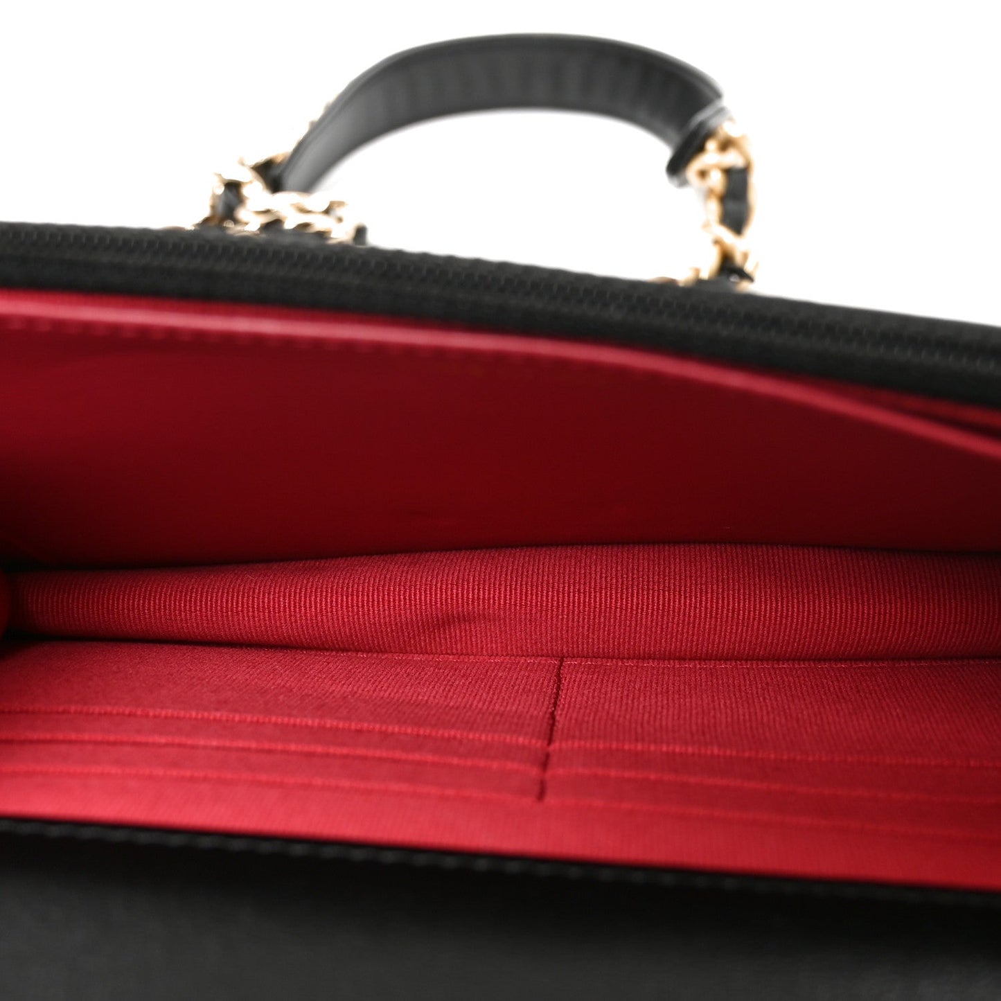 Lambskin Quilted Chanel 19 Wallet On Chain WOC Black