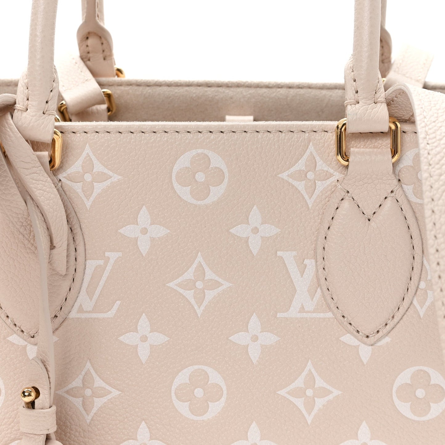 Empreinte Monogram Spring In The City Onthego MM Beige Pink Yellow