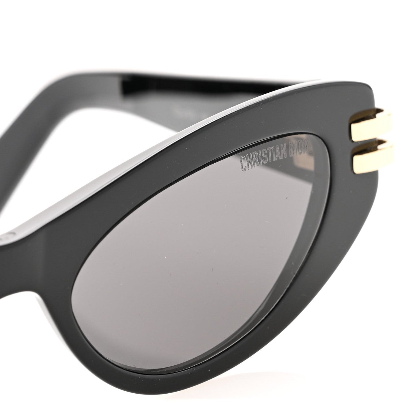 Acetate CDior B1U Cat Eye Sunglasses Black