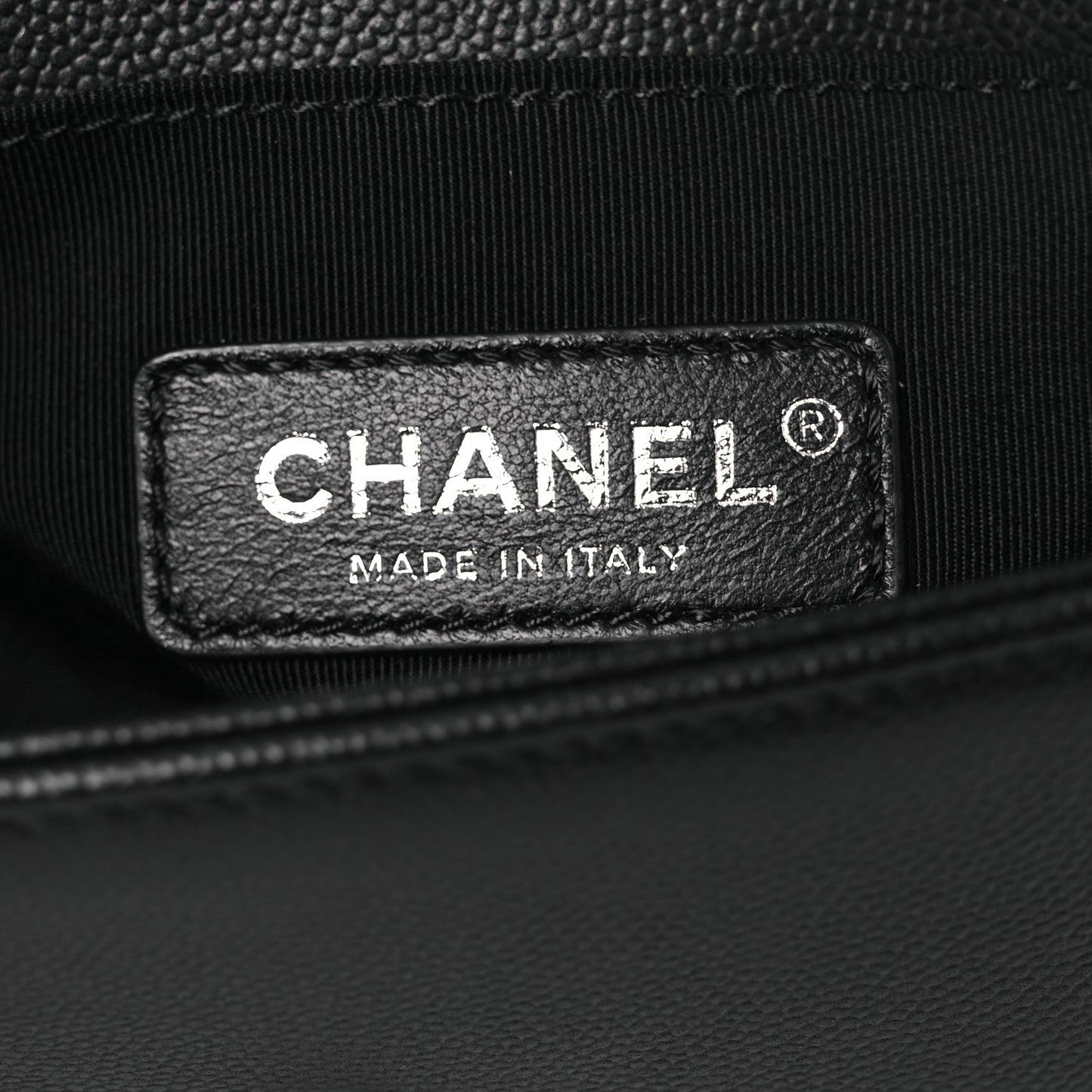Caviar Quilted Small Boy Flap So Black