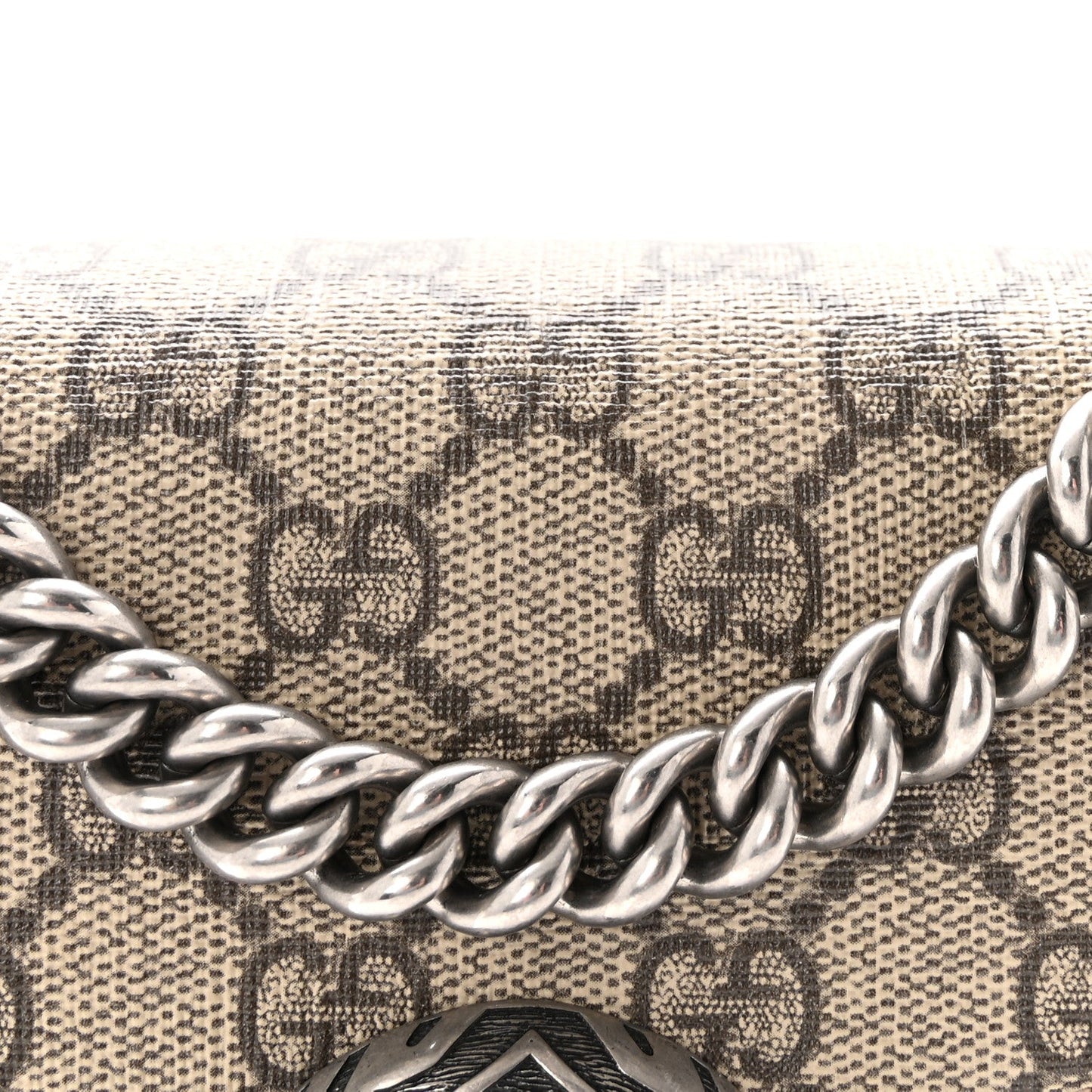 GG Supreme Monogram Mini Dionysus Shoulder Bag Taupe