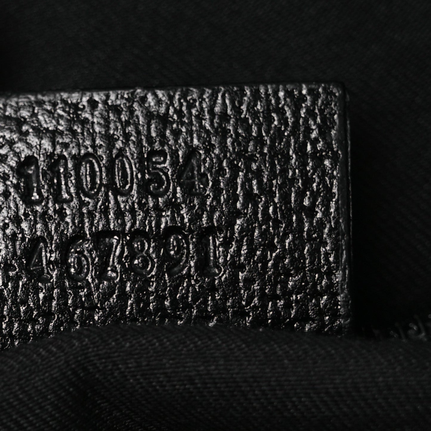 Monogram Flat Messenger Bag Black