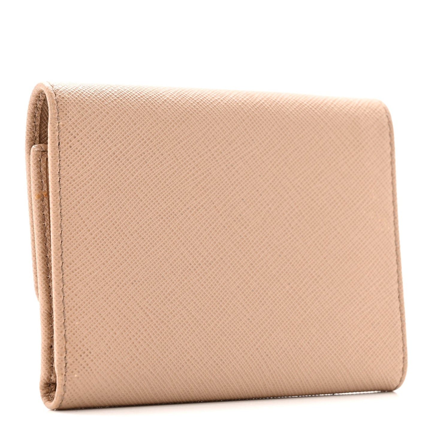 Saffiano Tri-Fold Bow Wallet Cammeo