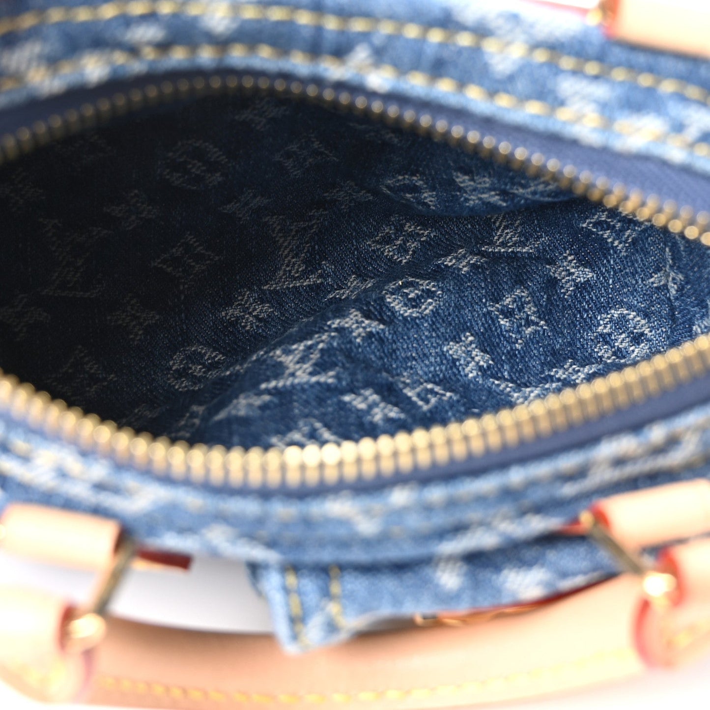 Monogram Denim Nano Speedy Blue