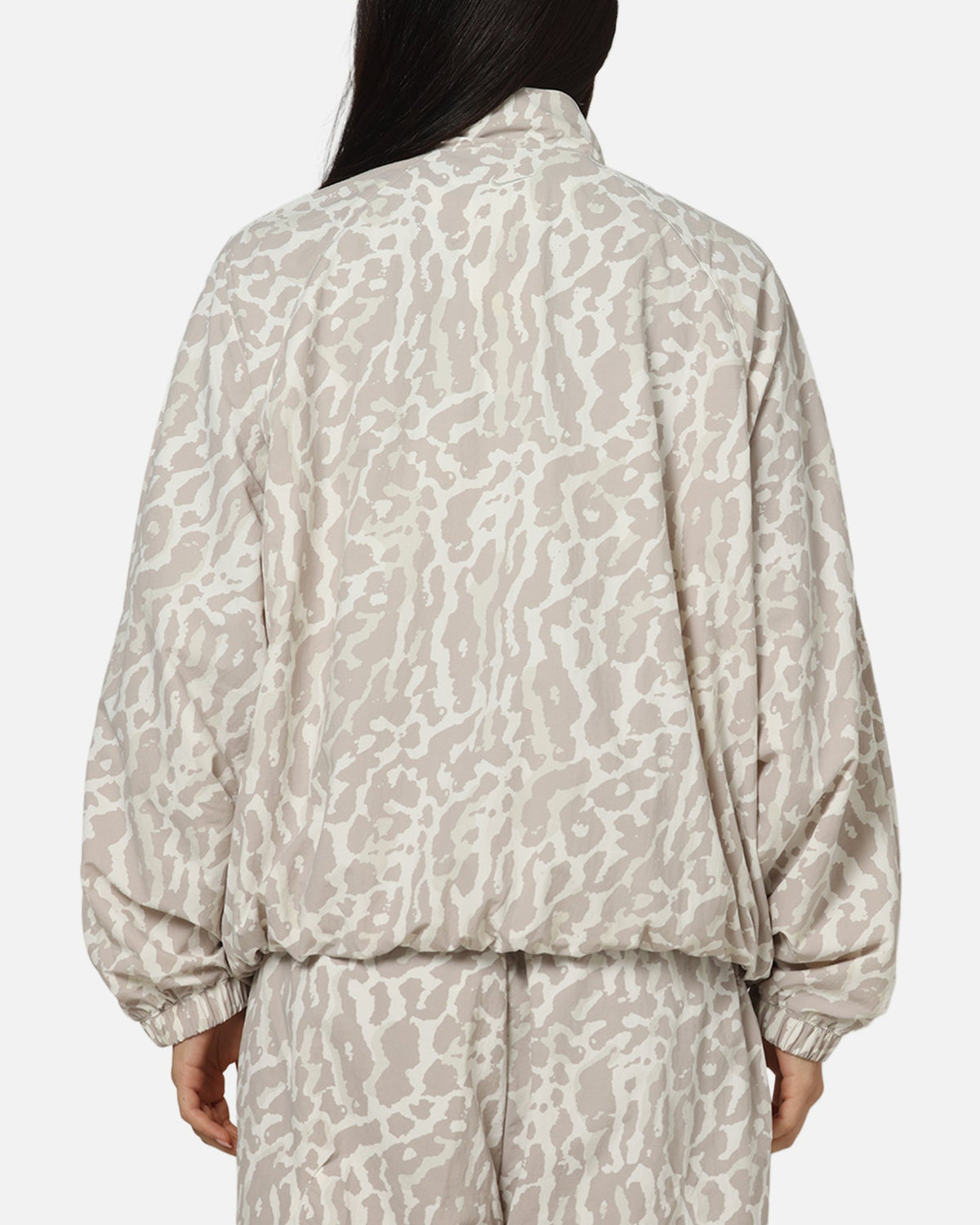 Nike Women's Sportswear Woven Printed Jacket Leopard/White