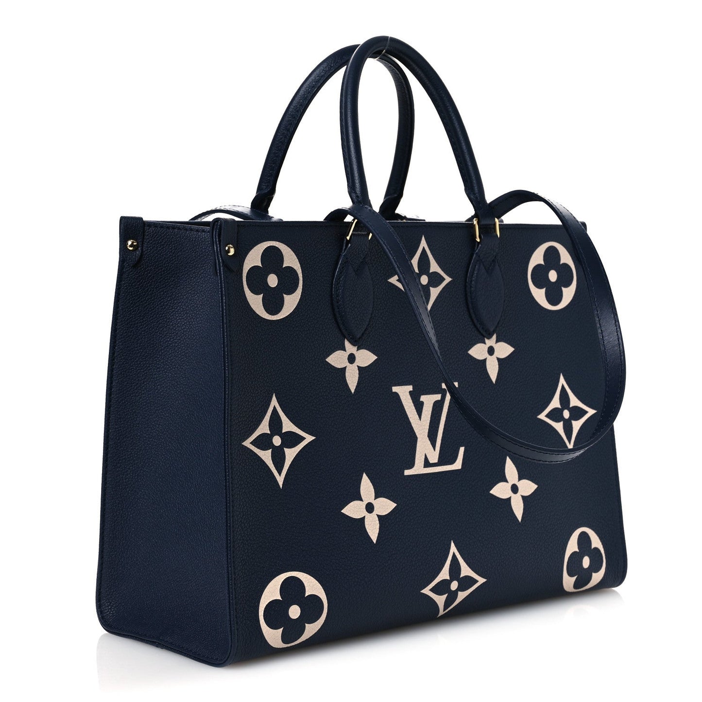 Empreinte Monogram Giant Onthego MM Navy Creme