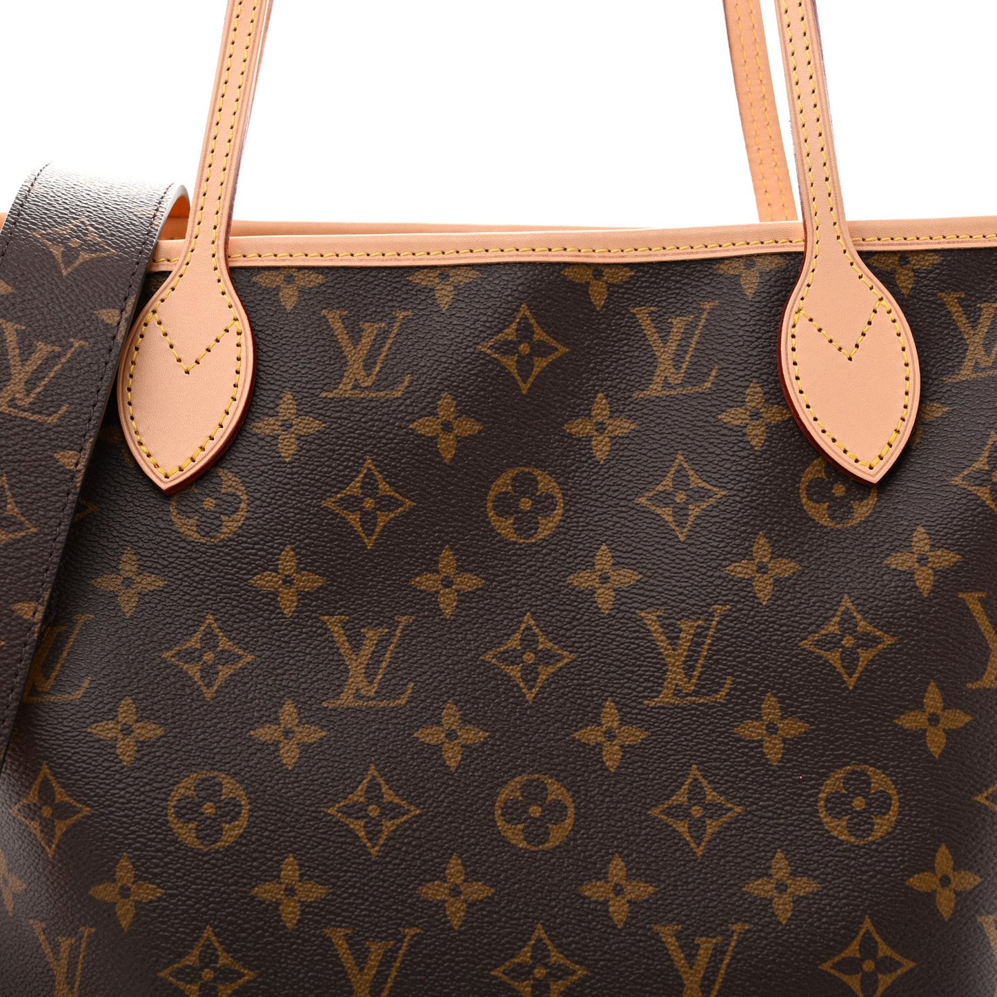 Monogram Inside Out Neverfull Bandouliere MM Jaune Safran