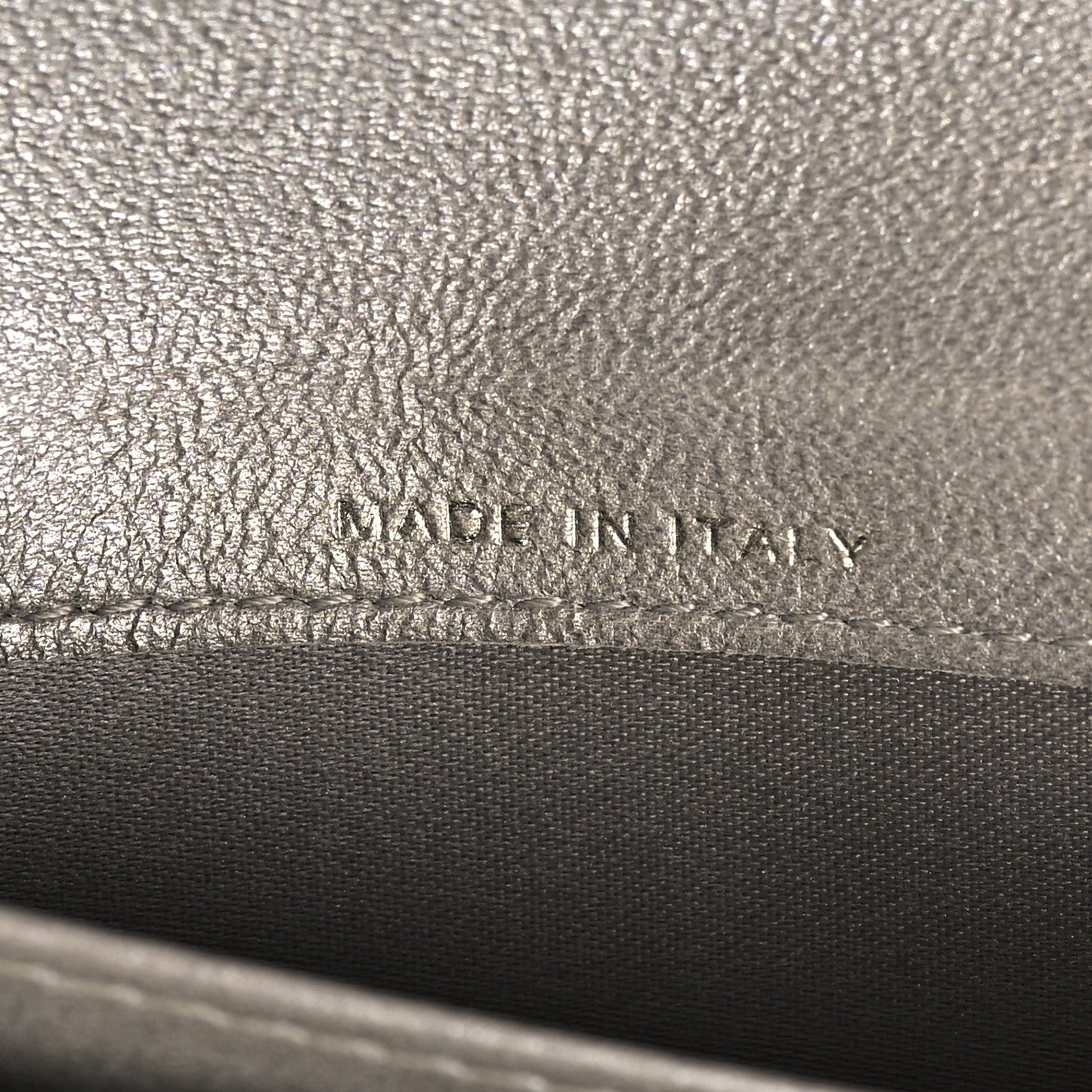 Lambskin Camellia Embossed Zipped Pocket Wallet Black