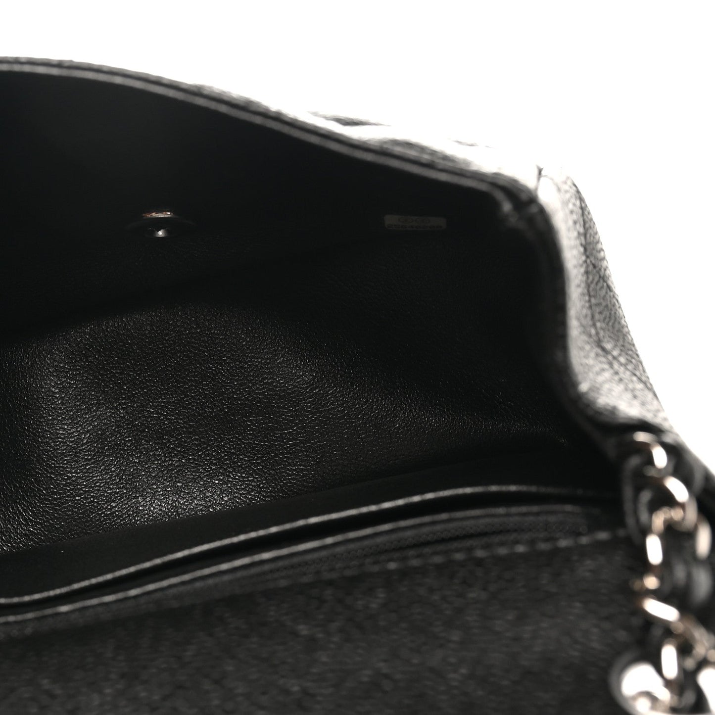 Caviar Quilted Mini Square Flap Black