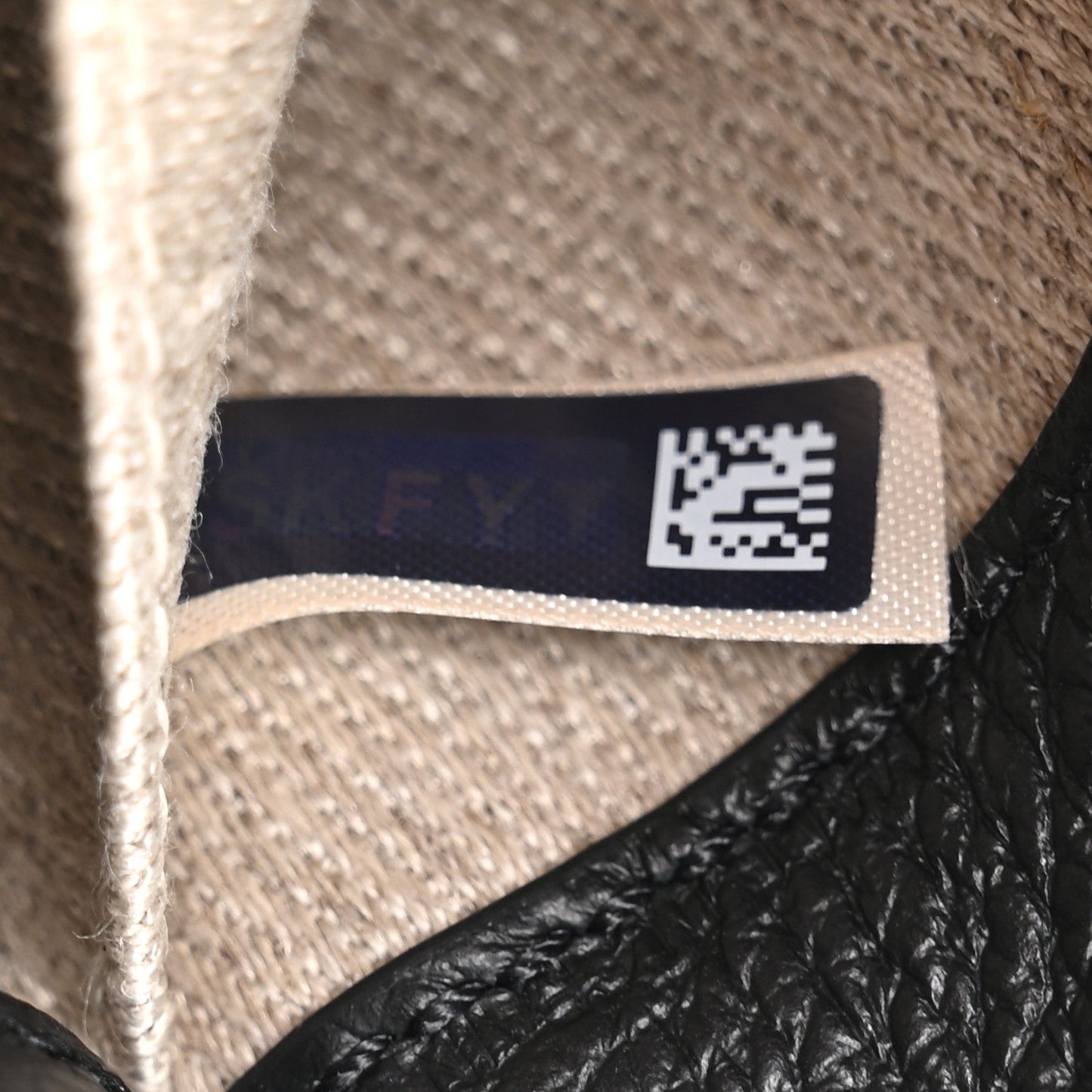Calfskin Nano Marcie Saddle Bag Black