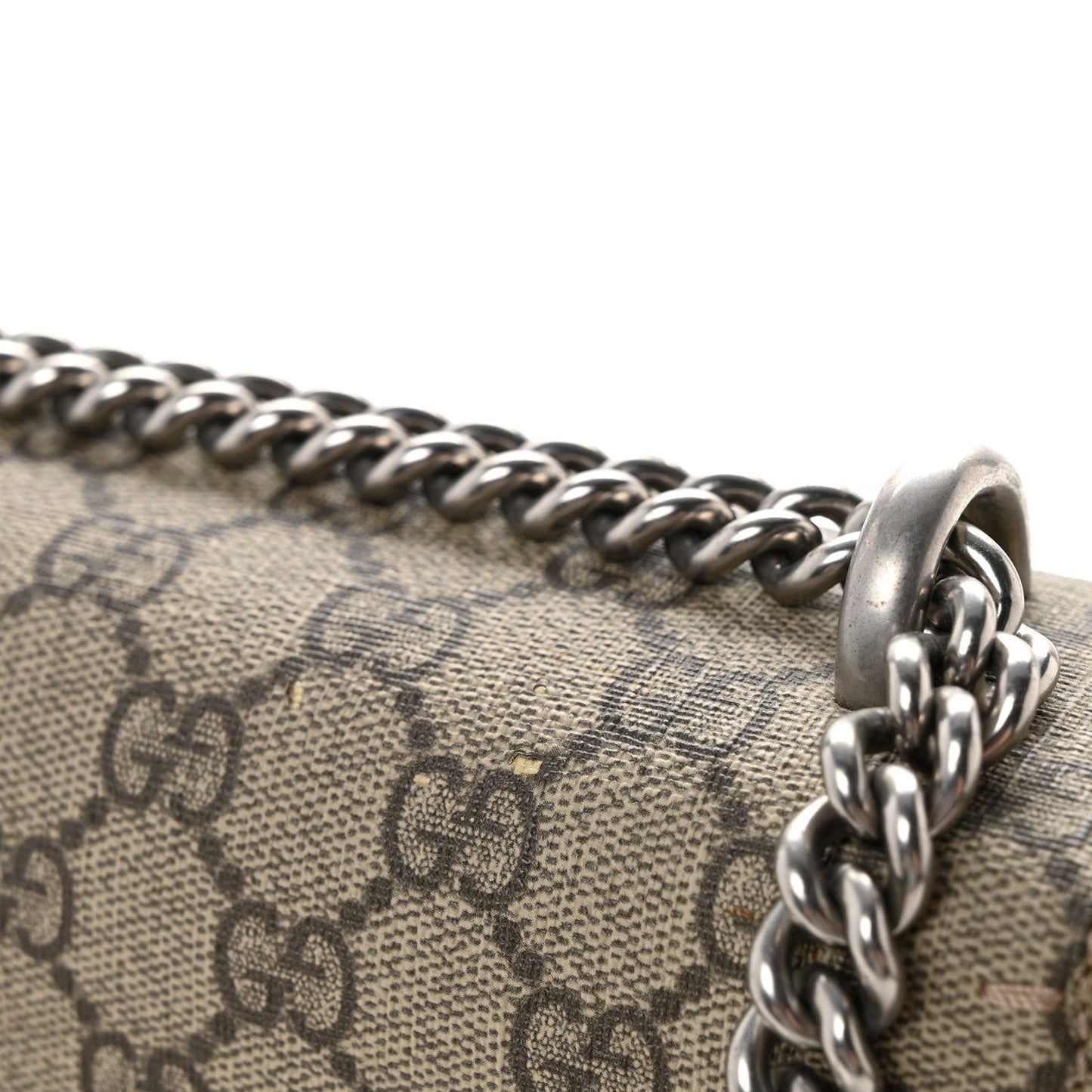 GG Supreme Monogram Small Dionysus Shoulder Bag Taupe