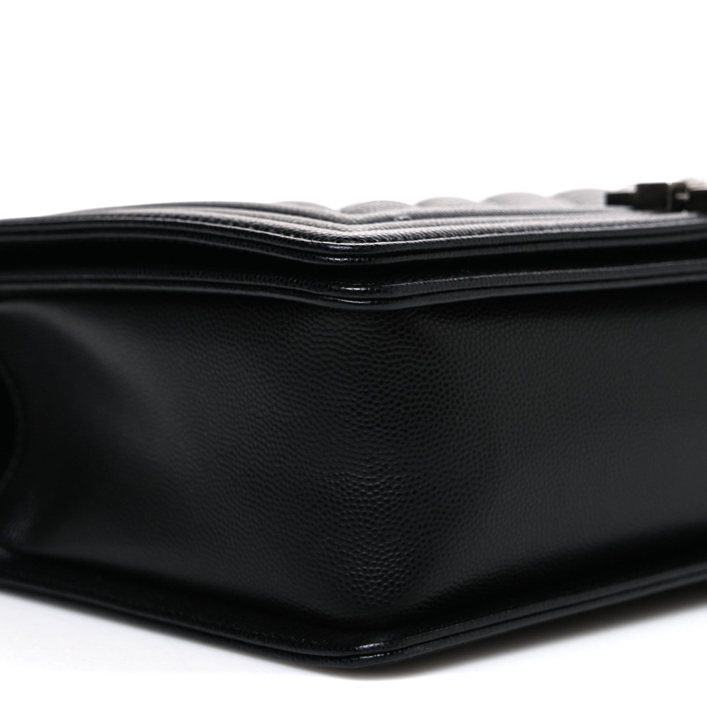 Caviar Quilted New Medium Boy Flap Black