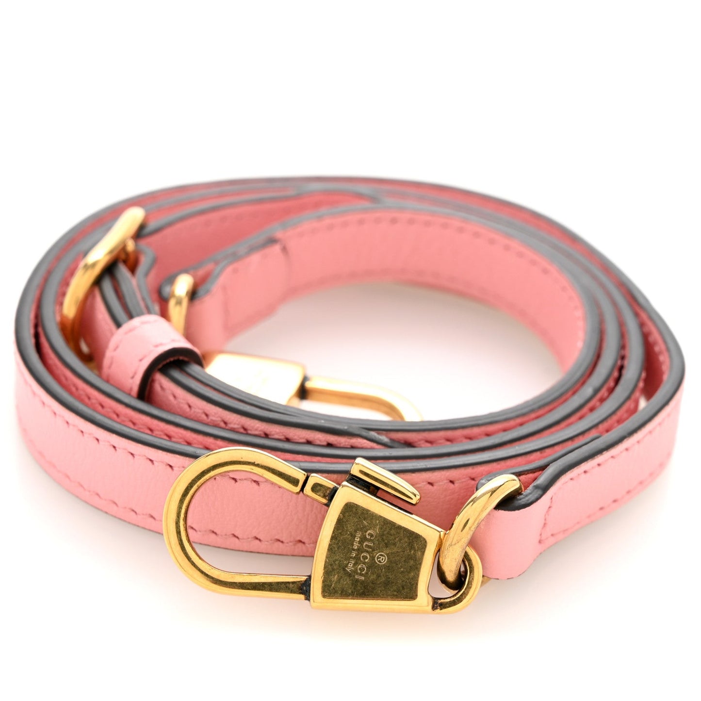 Calfskin Adjustable Shoulder Strap Wild Rose