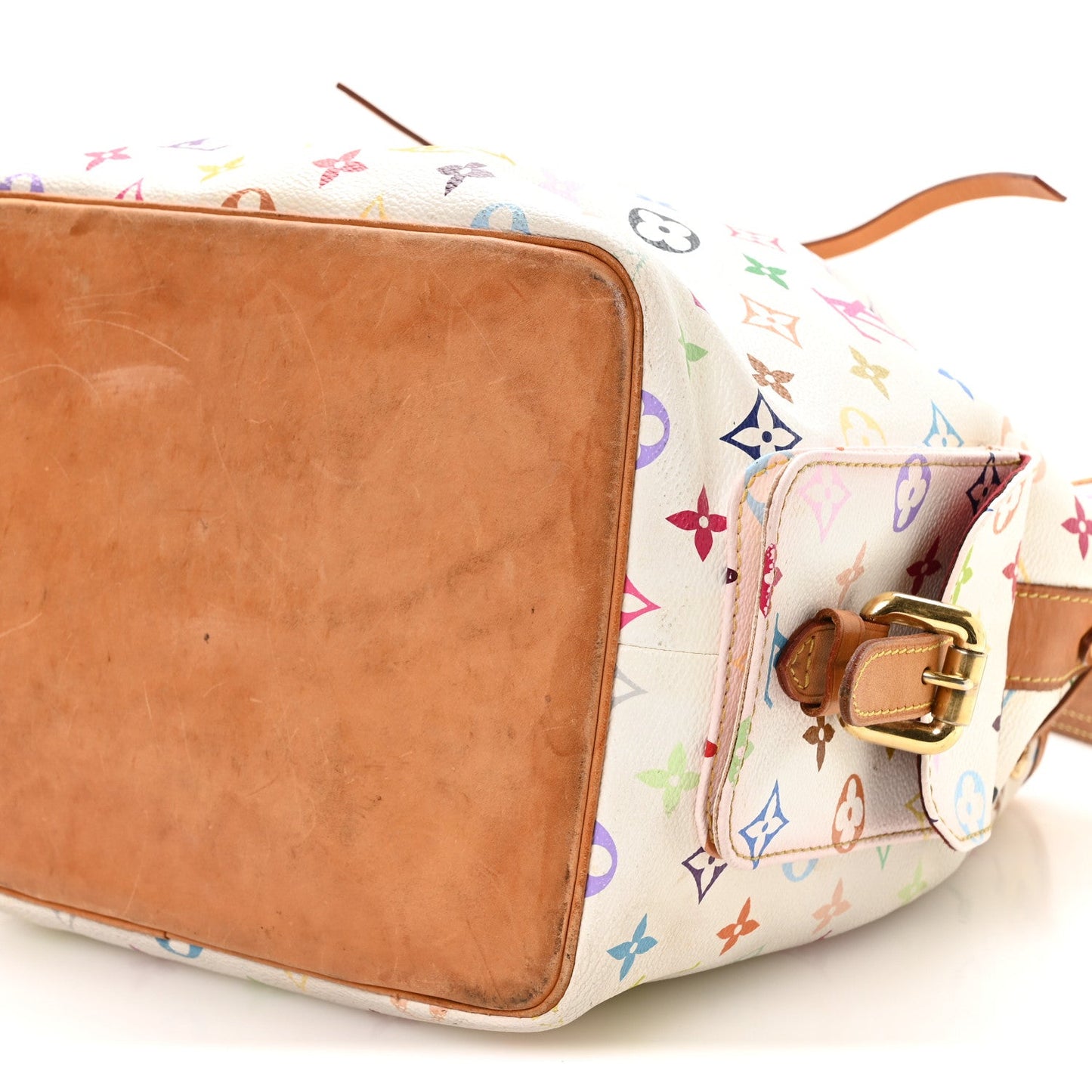 Monogram Multicolor Petit Noe White