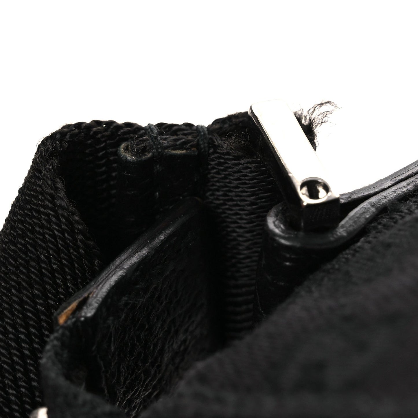 Monogram Flat Messenger Bag Black