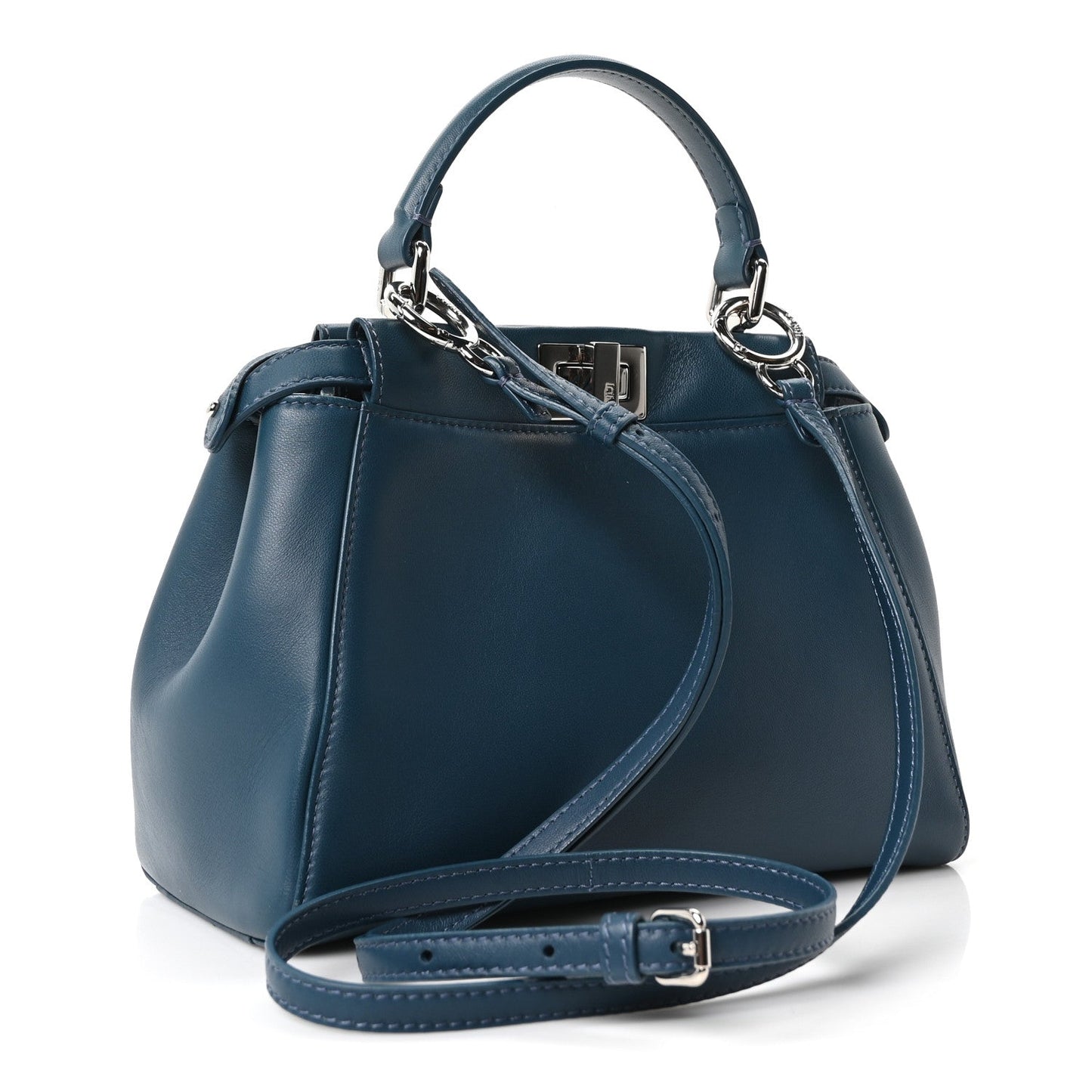 Nappa Mini Peekaboo Iconic Satchel Pavone