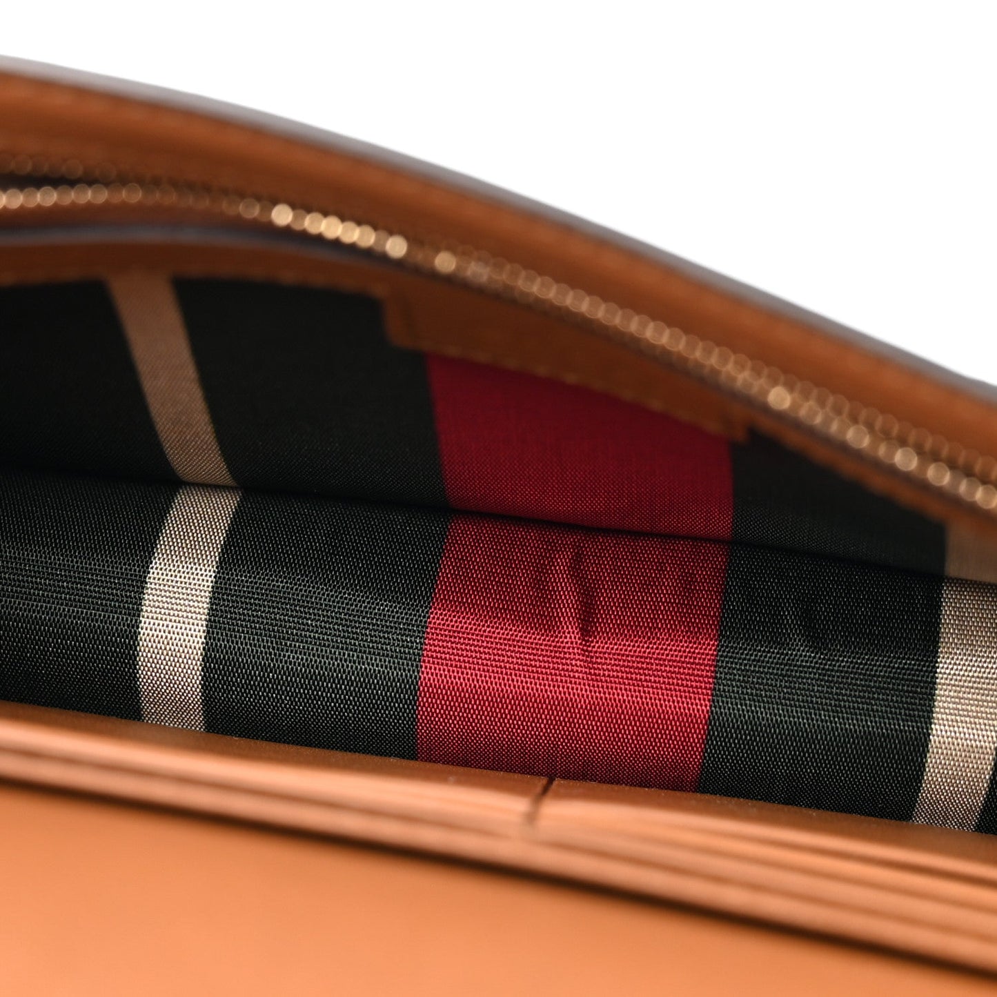 GG Emblem Monogram Wallet With Strap Beige Brown