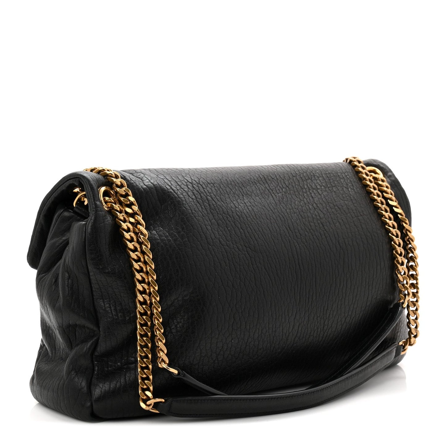 Grained Lambskin Large Calypso Black