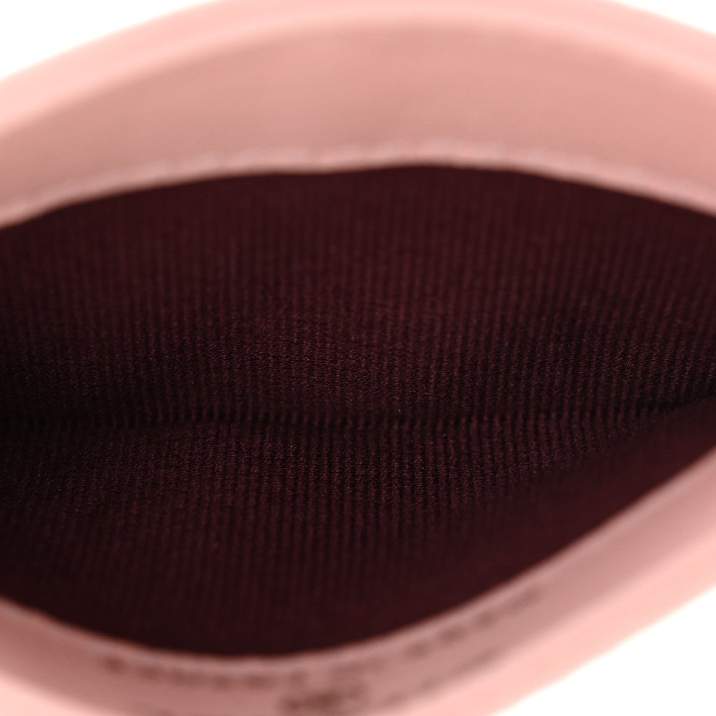 Grained Goatskin CC Apple Card Holder Light Pink