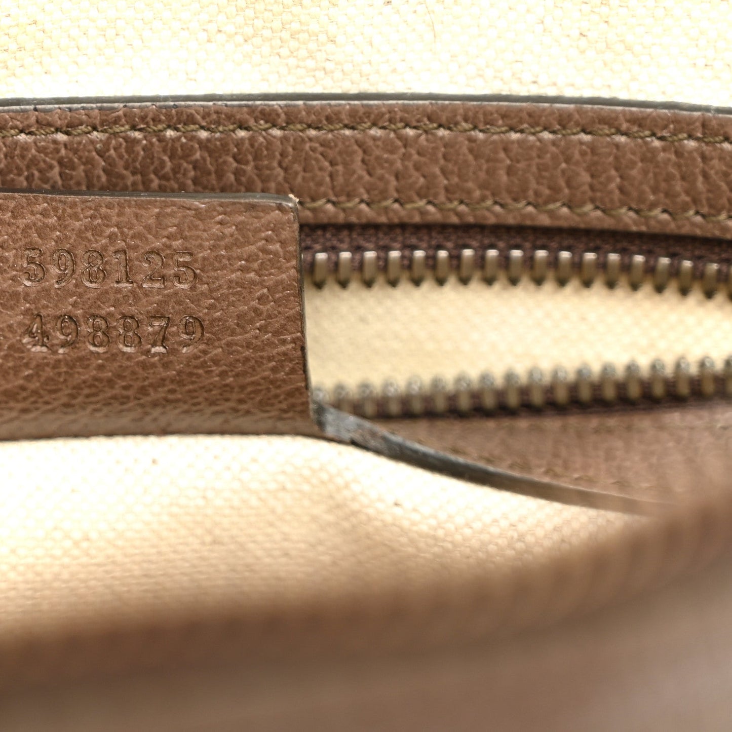 GG Supreme Monogram Web Small Ophidia Half Moon Hobo Brown