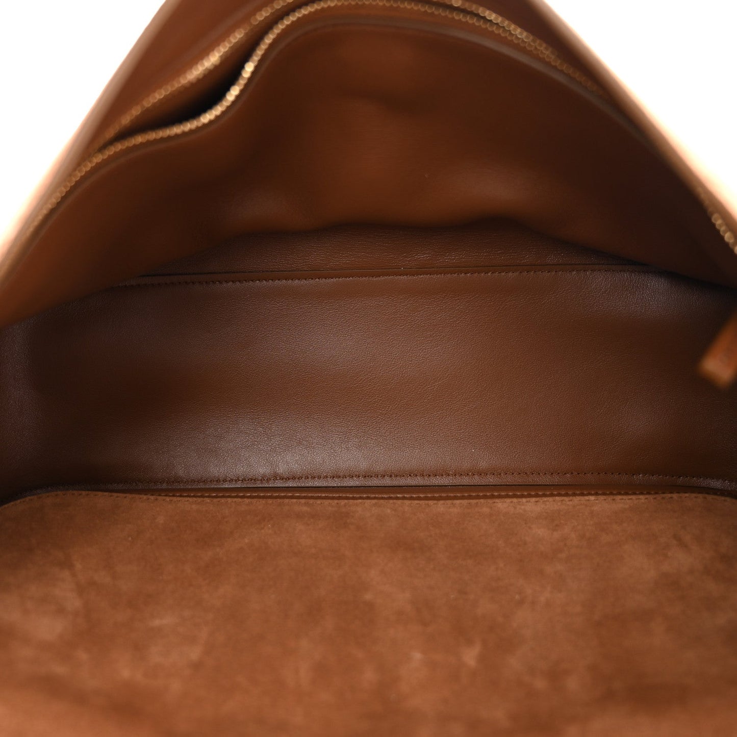 Suede Calfskin Small Souplissimo Maxi Flap Camel