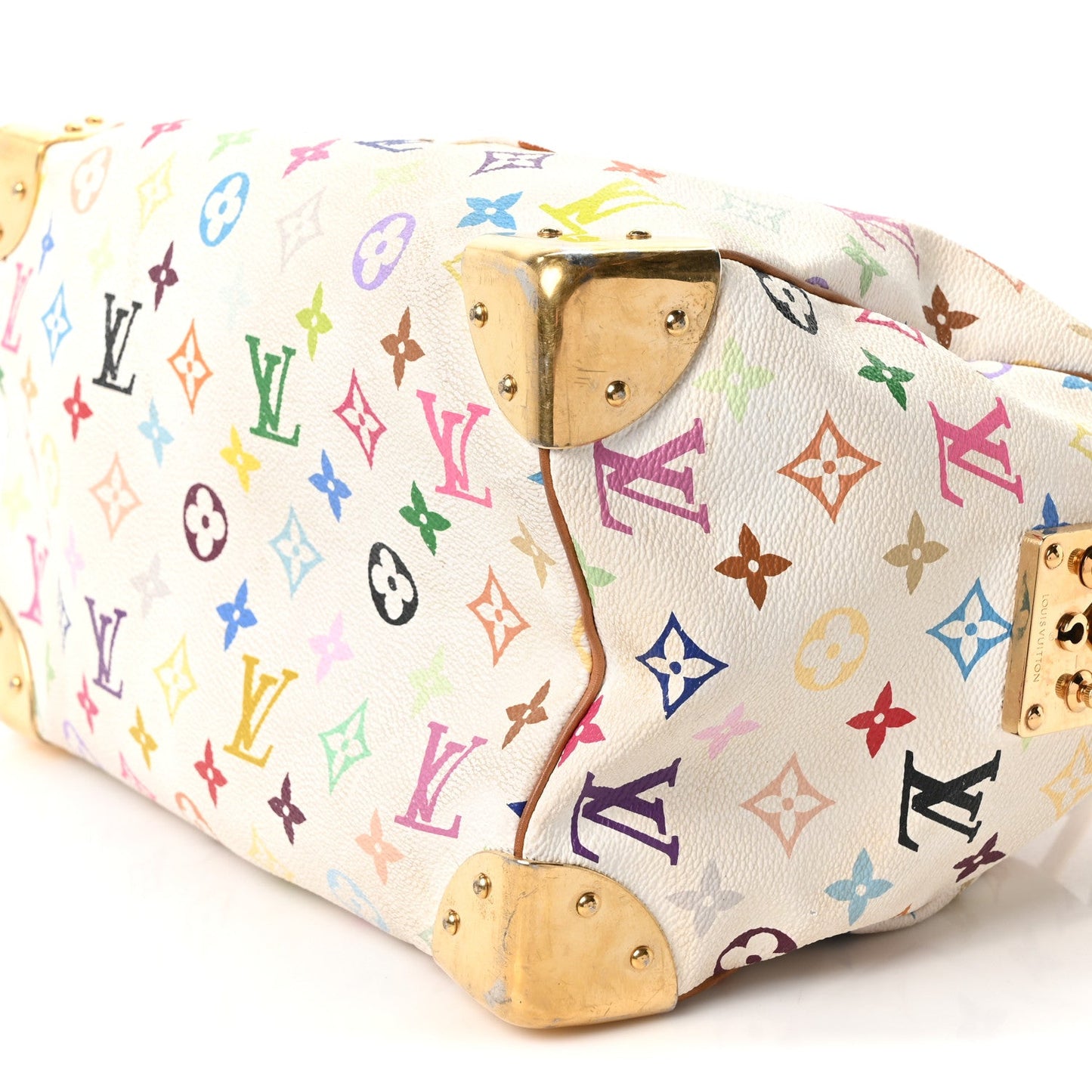 Monogram Multicolor Speedy 30 White