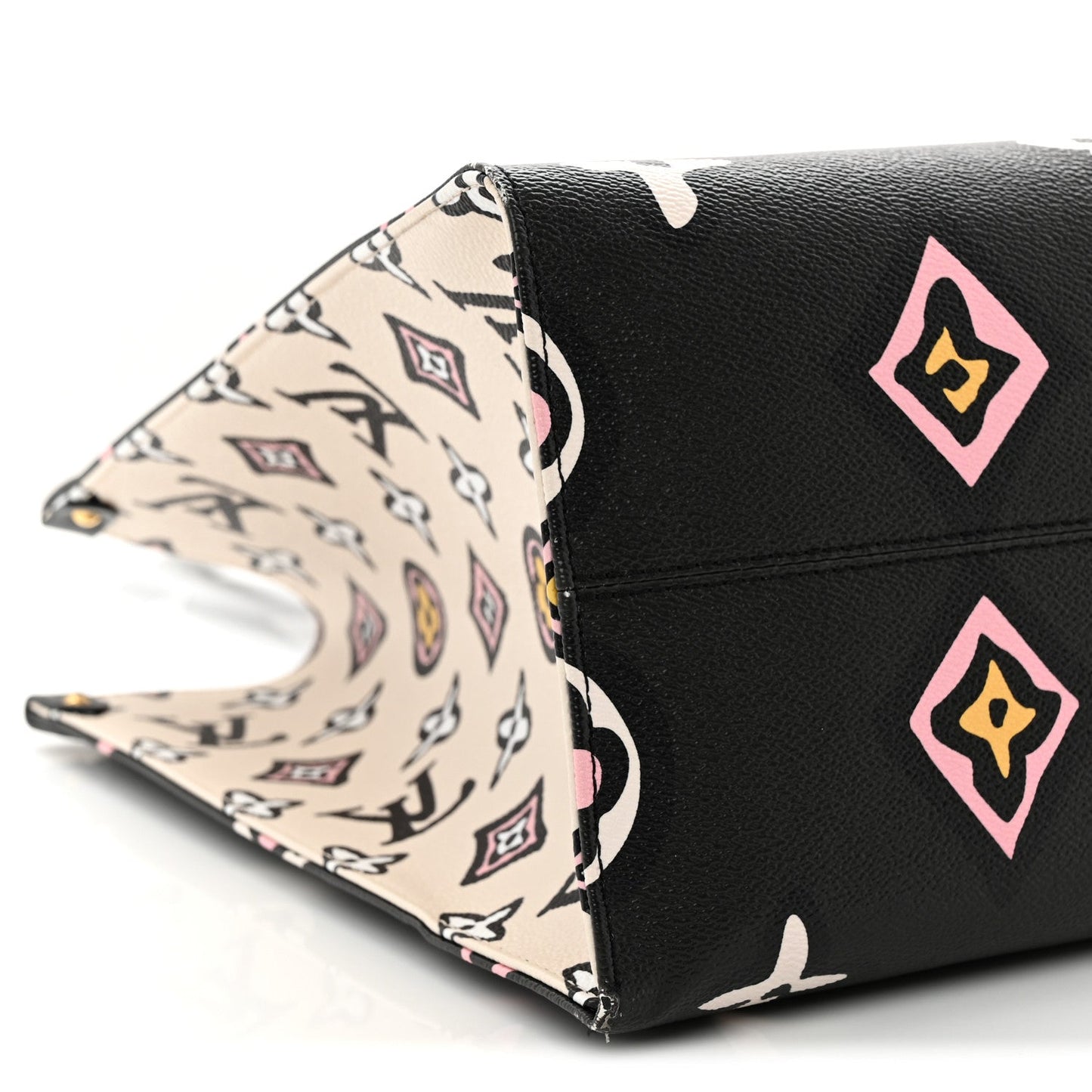 Monogram Giant Wild At Heart Onthego GM Black